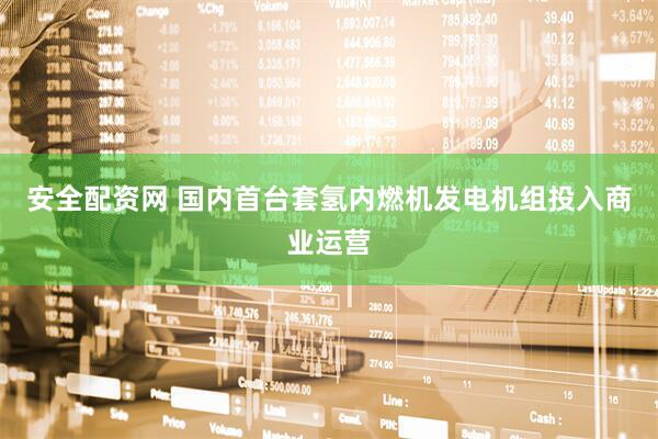 安全配资网 国内首台套氢内燃机发电机组投入商业运营